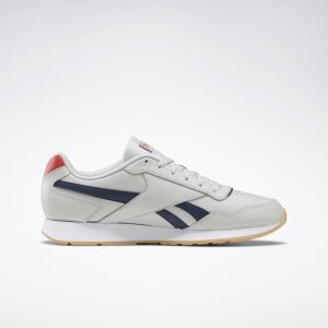 Reebok Royal Glide Turnschuhe Herren - Grau/Navy/Rot/Weiß - DE 193-TUD